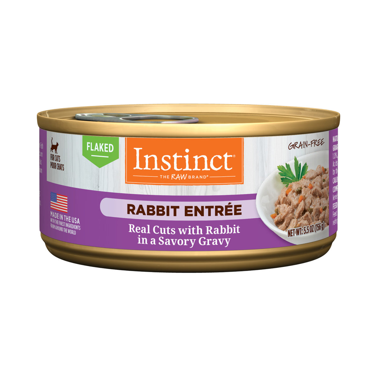 Instinct Flaked Rabbit Entrée Canned Cat Food