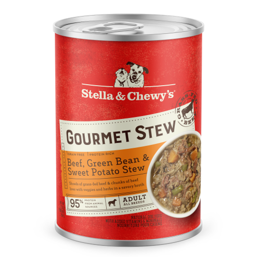 Stella &amp; Chewy&#39;s Gourmet Stew Beef with Green Beans and Sweet Potatoes Canned Dog Food
