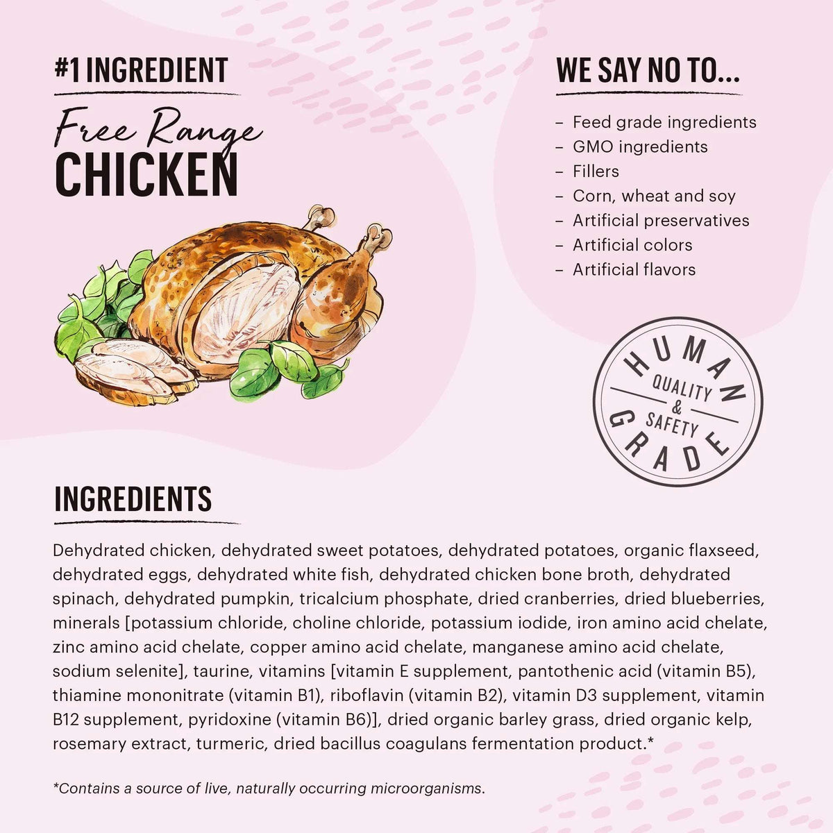 The Honest Kitchen Grain Free Dehydrated Chicken &amp; Fish Cat Food