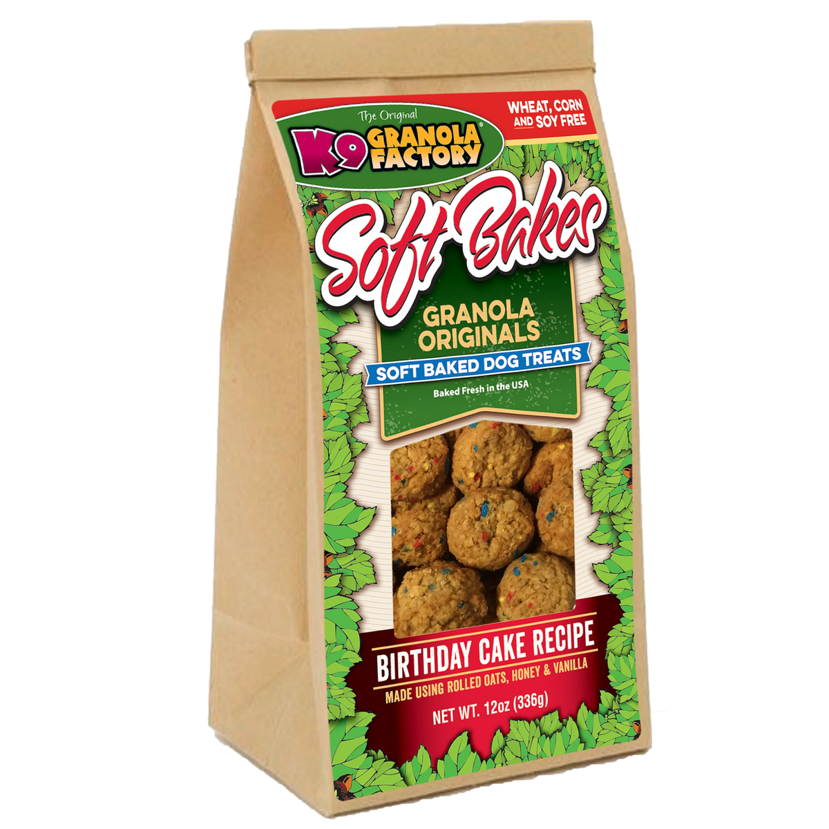 K9 Granola Factory Soft Bakes Birthday Cake Dog Treats