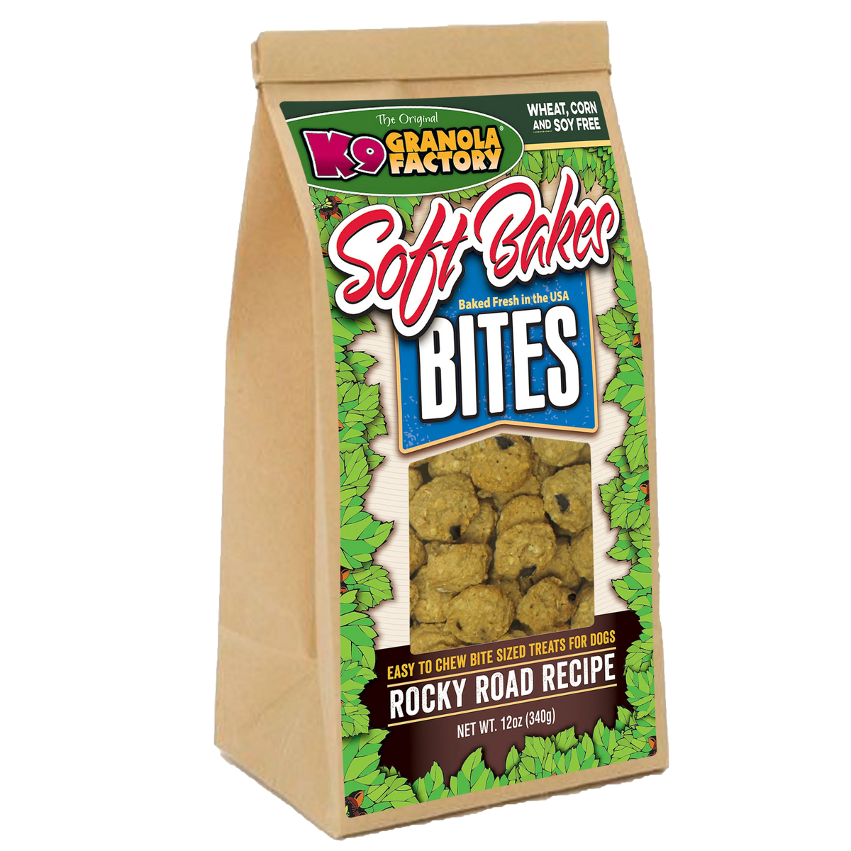 K9 Granola Factory Soft Bakes Bites Rocky Road Dog Treats