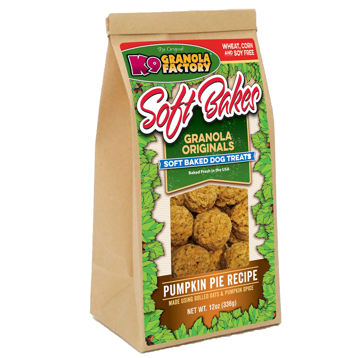 K9 Granola Factory Soft Bakes Pumpkin Pie Dog Treats