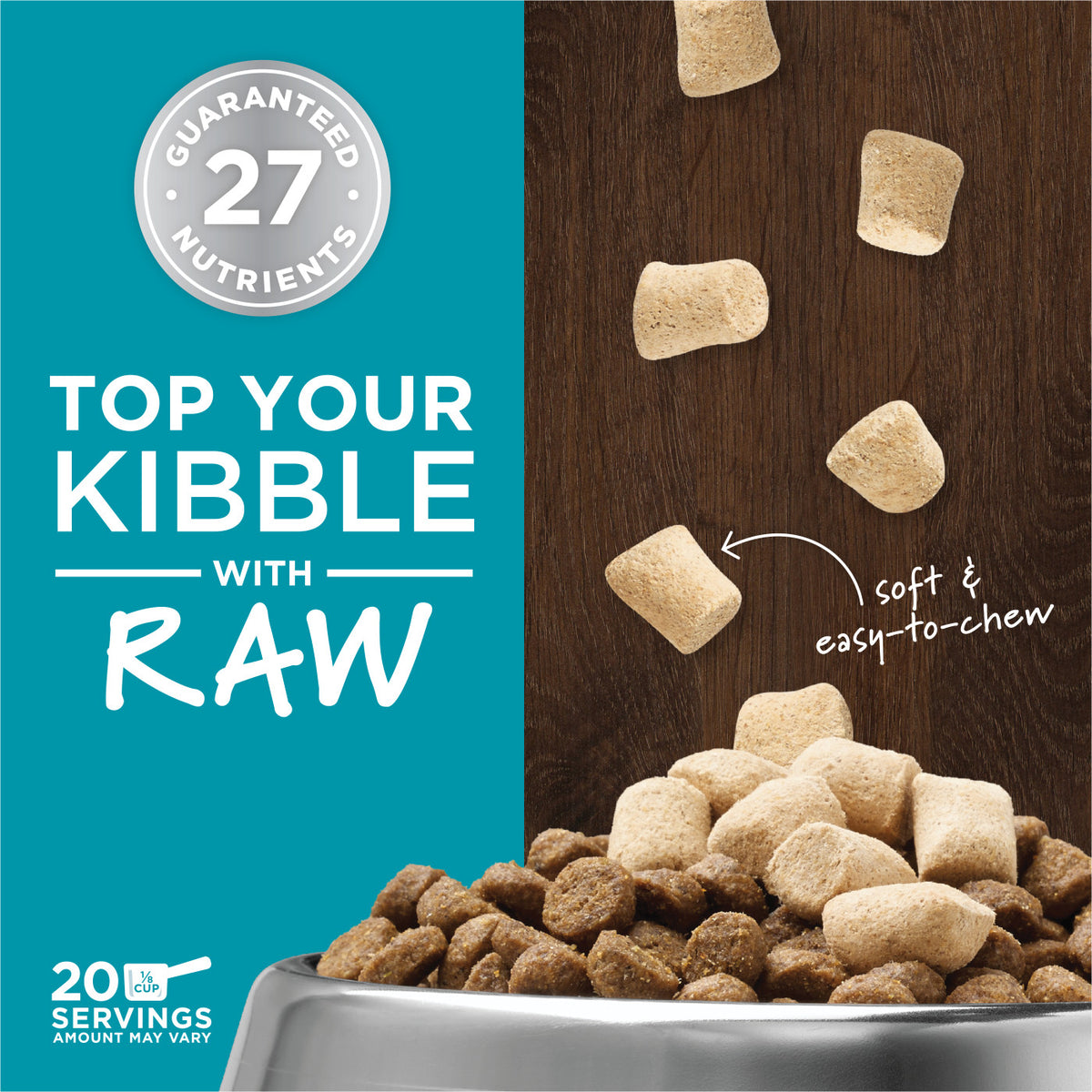 Instinct Freeze-Dried Raw Boost Mixers Grain-Free Multivitamin for Adult Dogs Food Topper