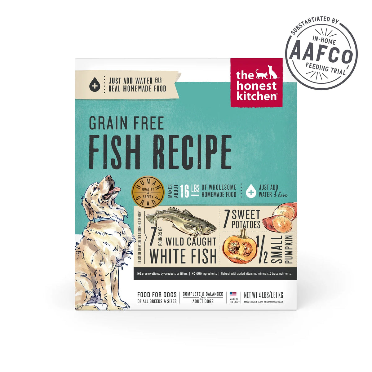 The Honest Kitchen Grain Free Dehydrated Fish Dog Food