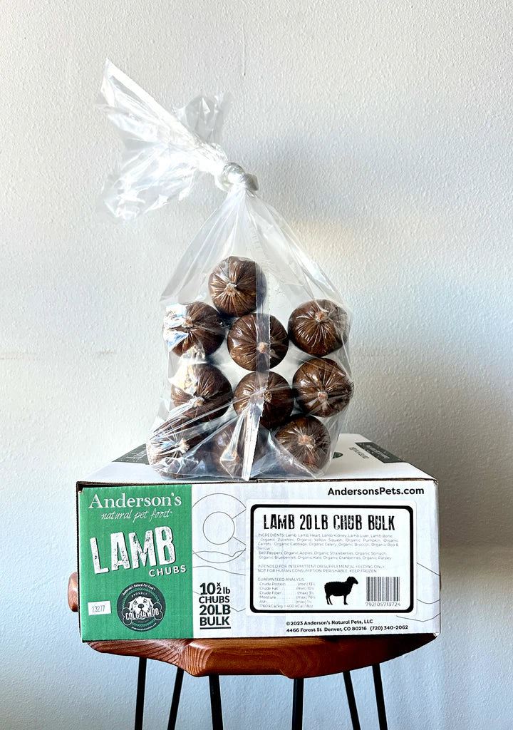 Anderson&#39;s Colorado Grass-Fed Lamb Blend Frozen Raw Dog Food