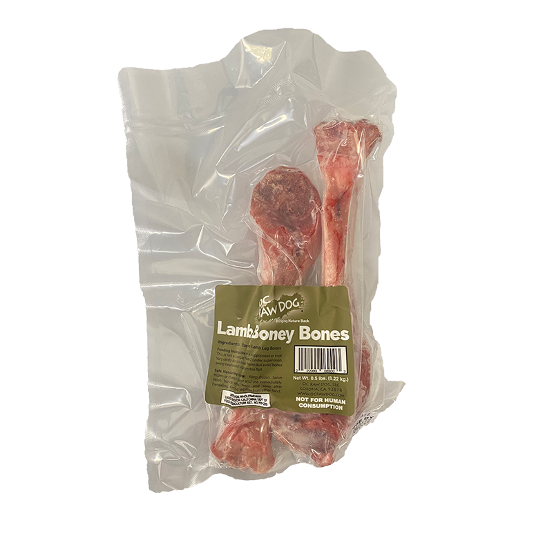 OC Raw Lamb Boney Bone Frozen Dog Chews