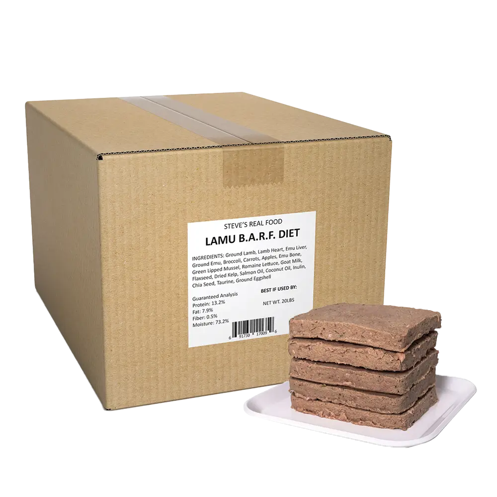 Steve&#39;s Real Food Frozen Lamu Raw Dog &amp; Cat Food