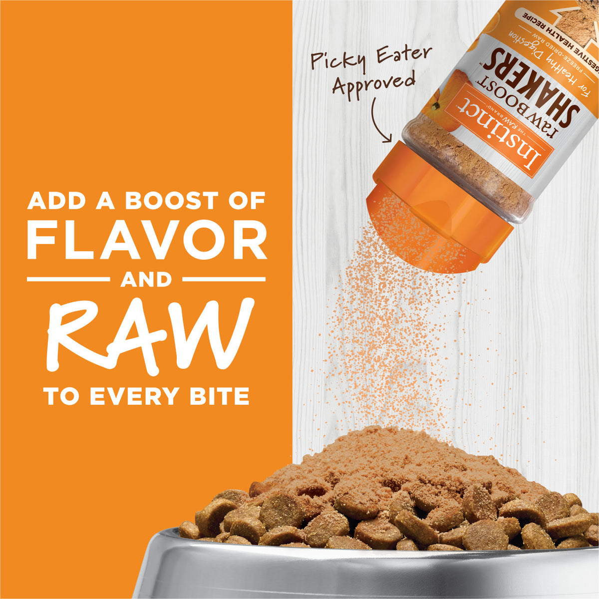 Instinct Freeze-Dried Raw Boost Shakers Grain-Free Digestive Health Recipe Cat Food Topper