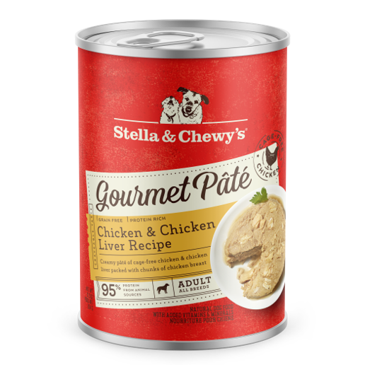 Stella &amp; Chewy&#39;s Gourmet Pate Chicken with Organ Meat Canned Dog Food