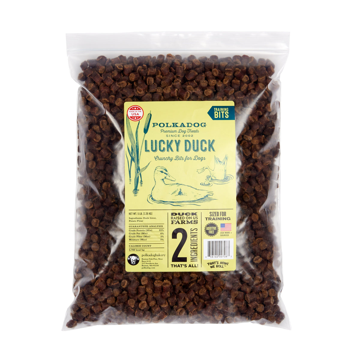 Polkadog Bakery Lucky Duck Crunchy Dog Treats