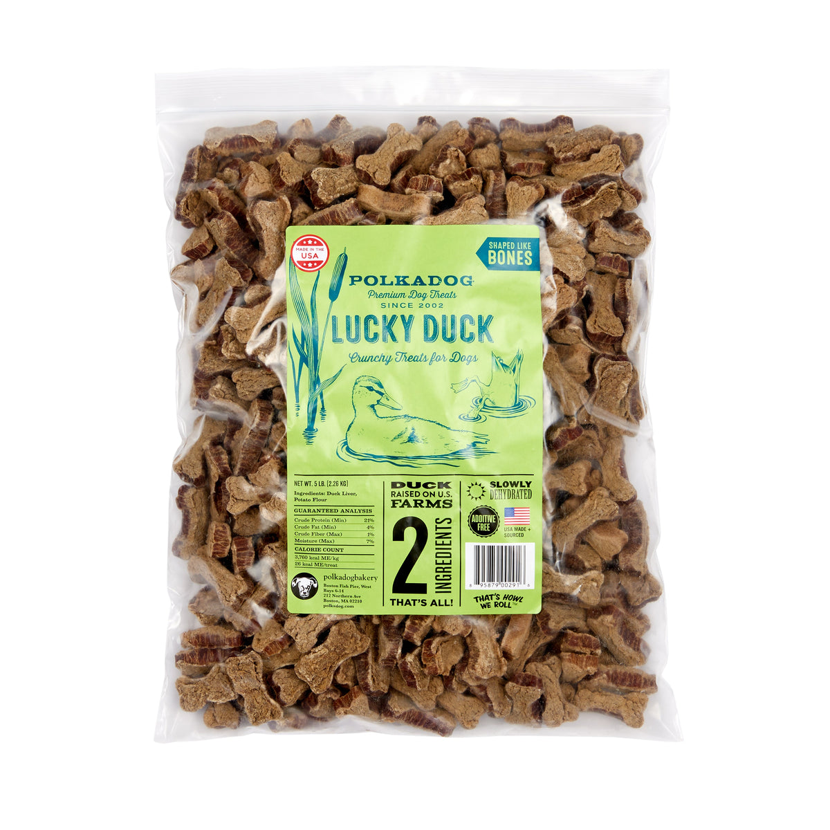 Polkadog Bakery Lucky Duck Crunchy Dog Treats