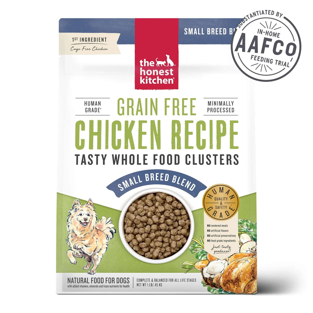 The Honest Kitchen Small Breed Grain Free Chicken Clusters Dog Food