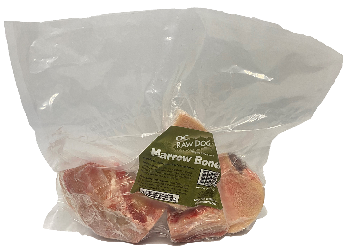 OC Raw Beef Bones Frozen Raw Dog Chew