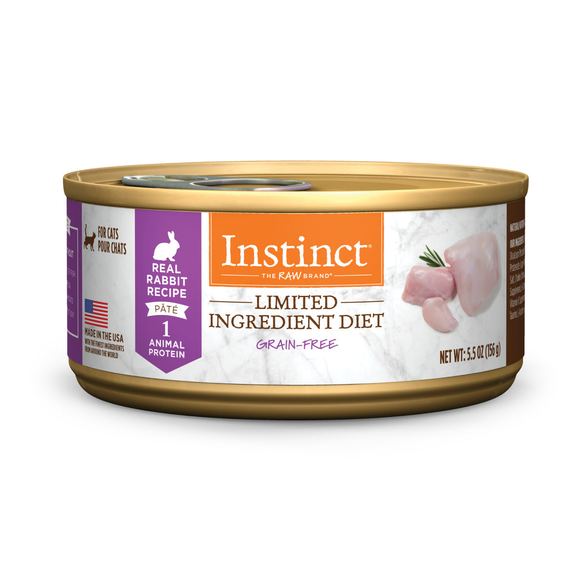 Instinct Limited Ingredient Diet Grain-Free Pate Real Rabbit Recipe Canned Cat Food