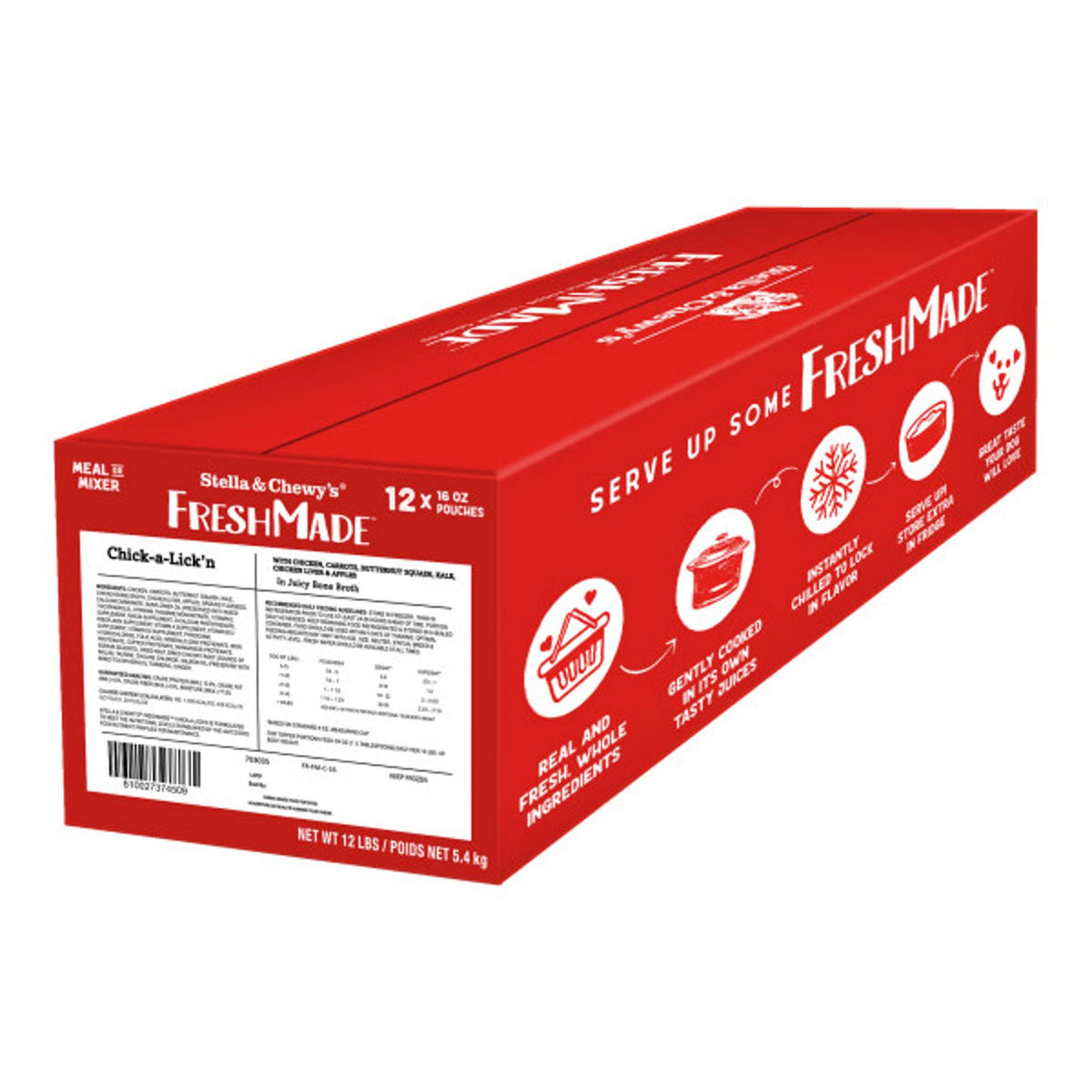 Stella &amp; Chewy&#39;s Fresh Made Chick-a-Lick&#39;n Gently Cooked Dog Food