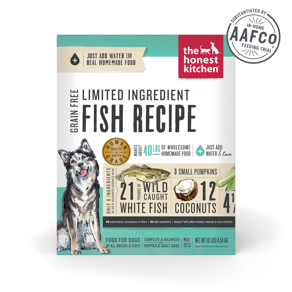 The Honest Kitchen Limited Ingredient Grain Free Dehydrated Fish Dog Food