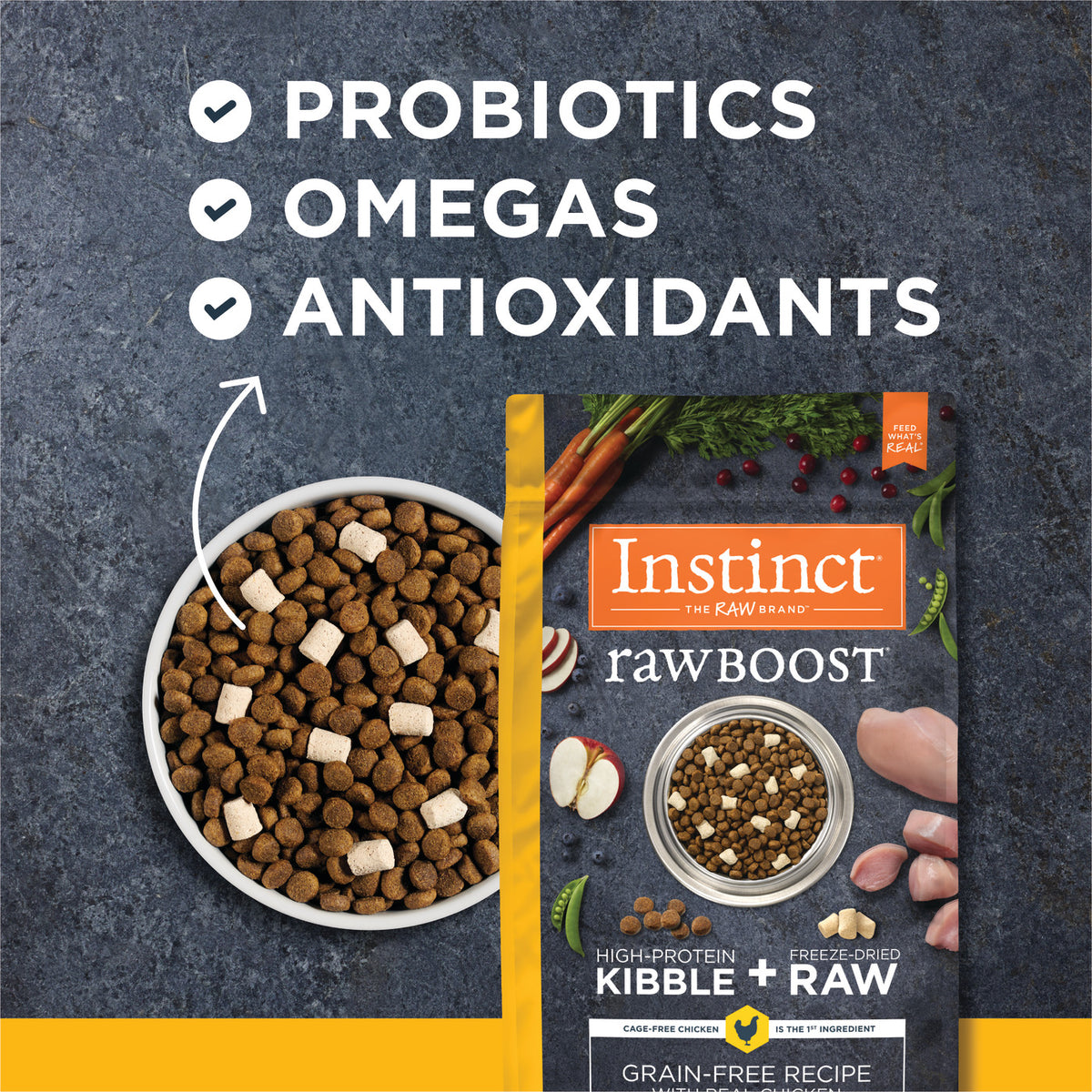 Instinct Raw Boost Grain-Free Recipe with Real Chicken Dry Dog Food