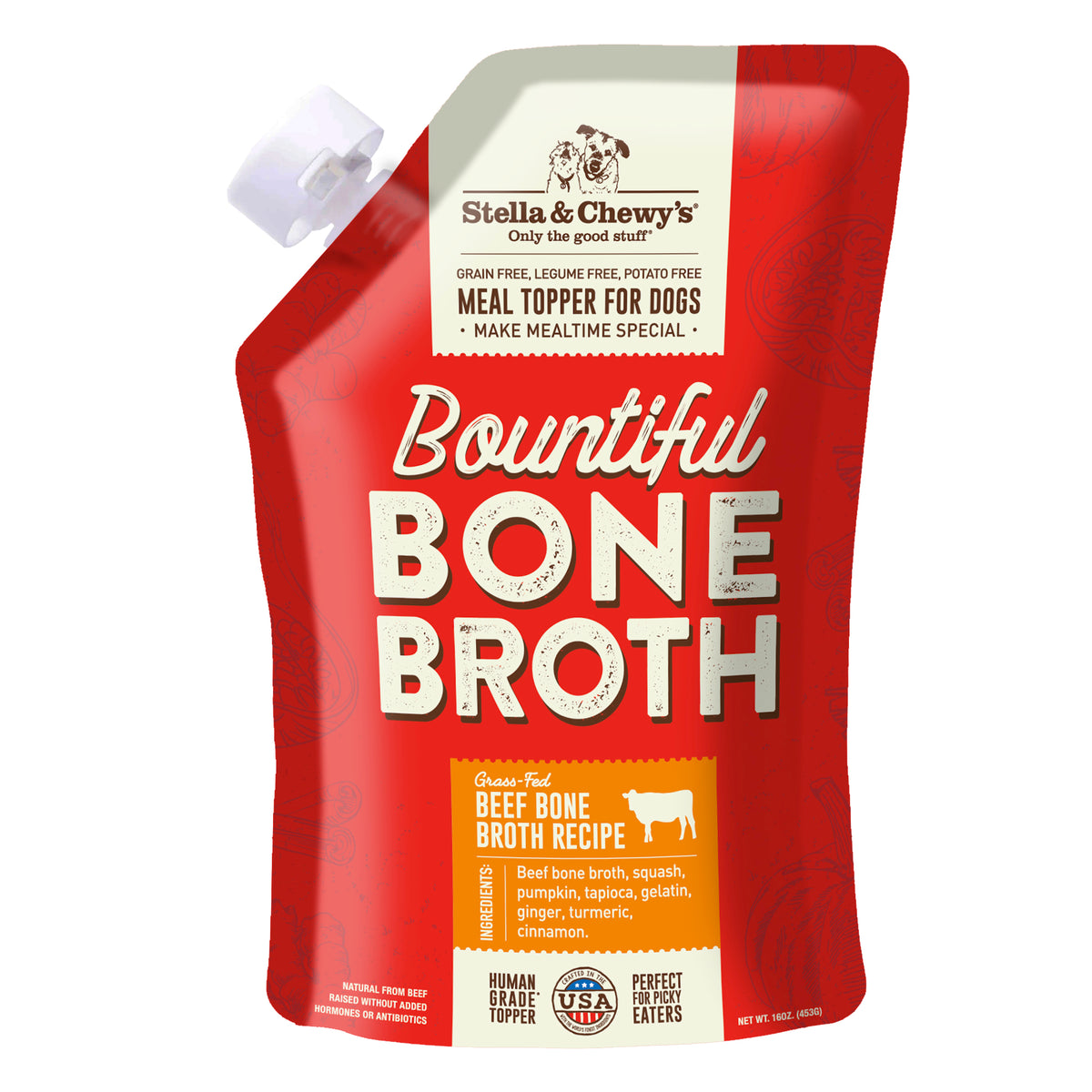 Stella &amp; Chewy&#39;s Bountiful Bone Broth Beef for Dogs