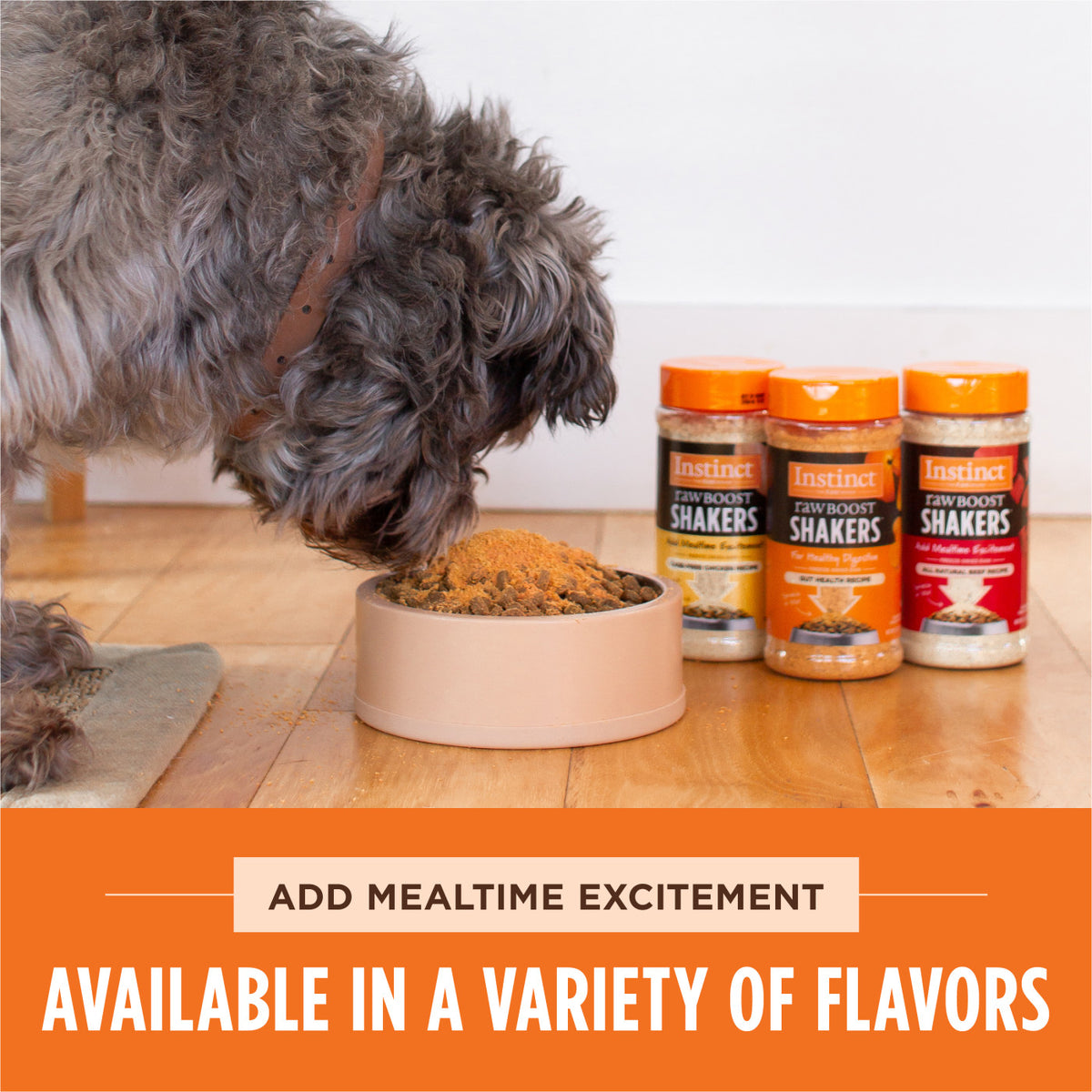 Instinct Freeze-Dried Raw Boost Shakers Grain-Free Gut Health Recipe Dog Food Topper