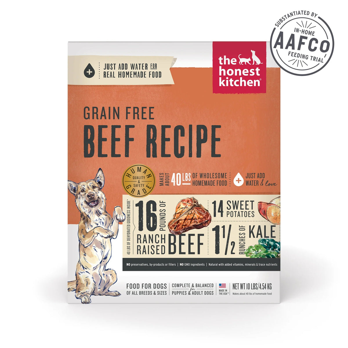 The Honest Kitchen Grain Free Dehydrated Beef Dog Food
