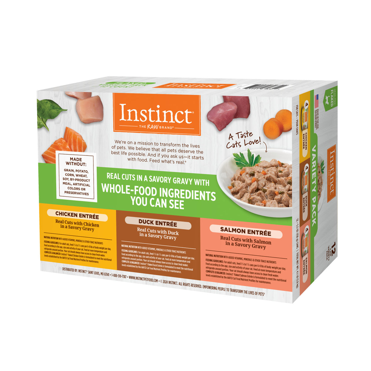 Instinct Flaked Entrée Variety Pack Canned Cat Food
