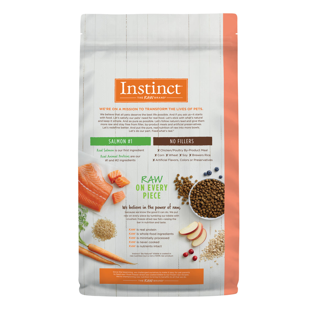 Instinct Be Natural Real Salmon &amp; Brown Rice Recipe Dry Dog Food
