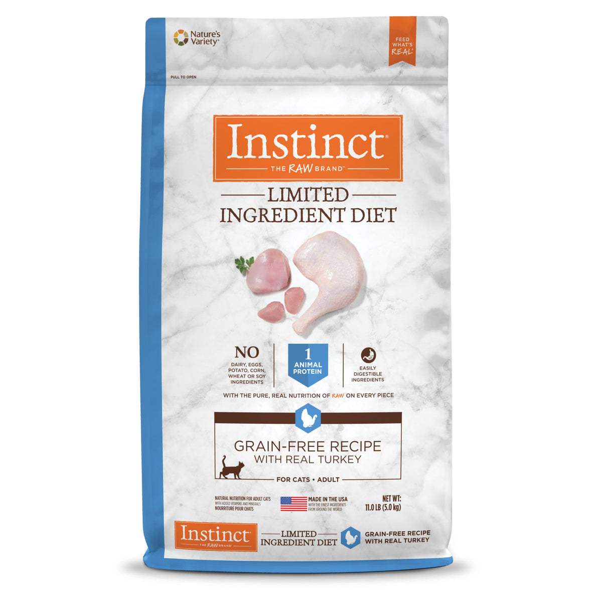 Instinct Limited Ingredient Diet Grain-Free Recipe with Real Turkey Dry Cat Food