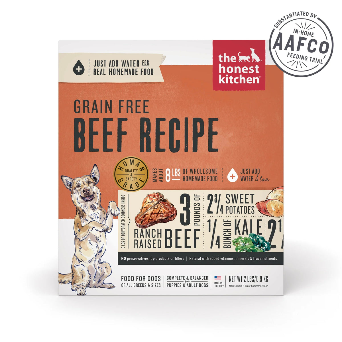 The Honest Kitchen Grain Free Dehydrated Beef Dog Food