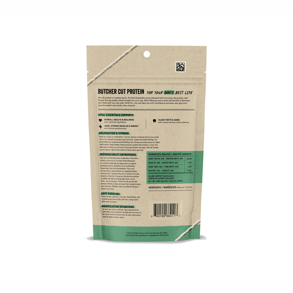 Vital Essentials Freeze-Dried Raw Minnows Dog Treats