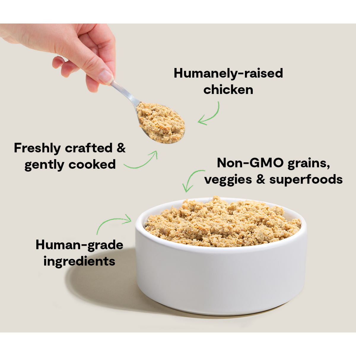 Open Farm Goodbowl Gently Cooked Harvest Chicken Frozen Dog Food