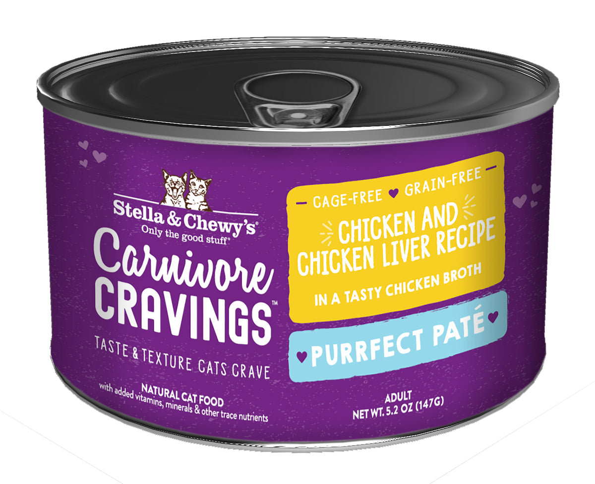 Stella &amp; Chewy&#39;s Carnivore Cravings Purrfect Pate Chicken &amp; Chicken Liver Canned Cat Food