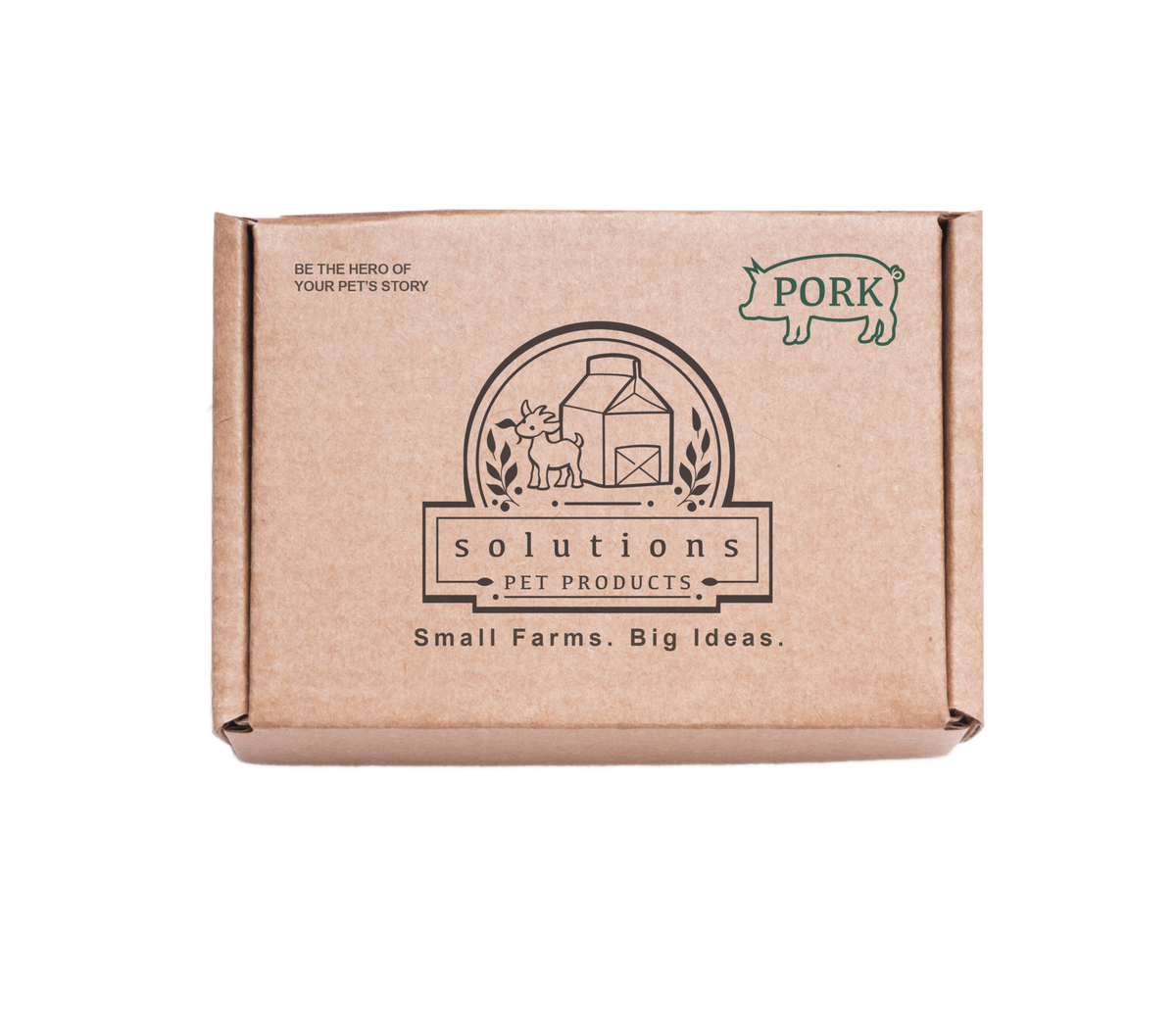 Solutions Pet Products Frozen Raw Pork Cat Food