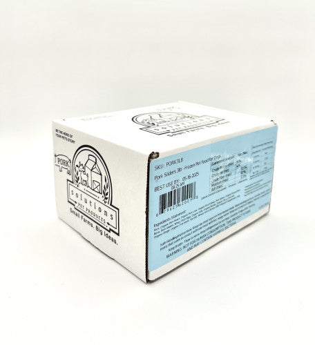 Solutions Pet Products Pork Recipe Frozen Raw Dog Food