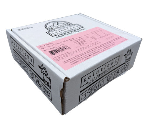 Solutions Pet Products Pork Recipe Frozen Raw Dog Food