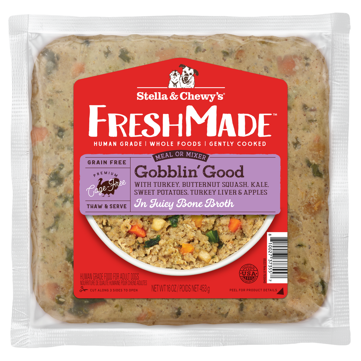 Stella &amp; Chewy&#39;s FreshMade Gobblin&#39; Good Gently Cooked Dog Food