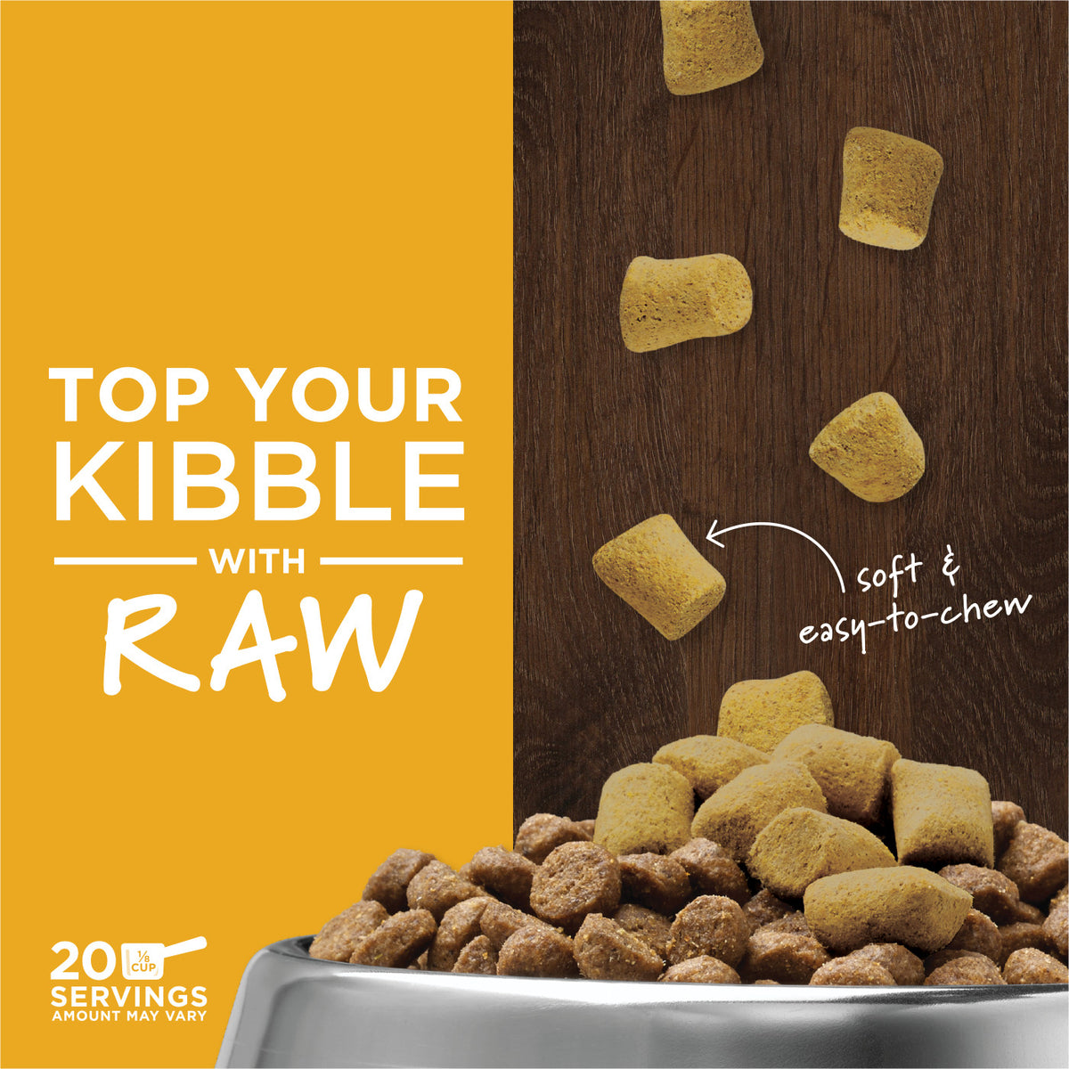 Instinct Freeze-Dried Raw Boost Mixers Grain-Free Mobility Support Recipe Dog Food Topper