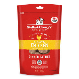 Stella &amp; Chewy&#39;s Freeze-Dried Raw Chewy&#39;s Chicken Dinner Patties Dog Food