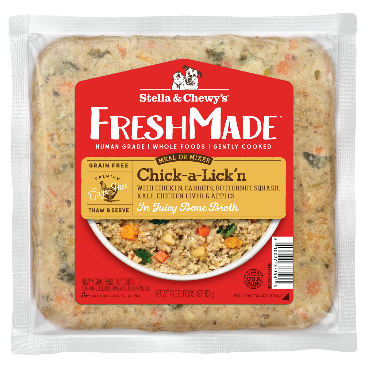 Stella &amp; Chewy&#39;s Fresh Made Chick-a-Lick&#39;n Gently Cooked Dog Food