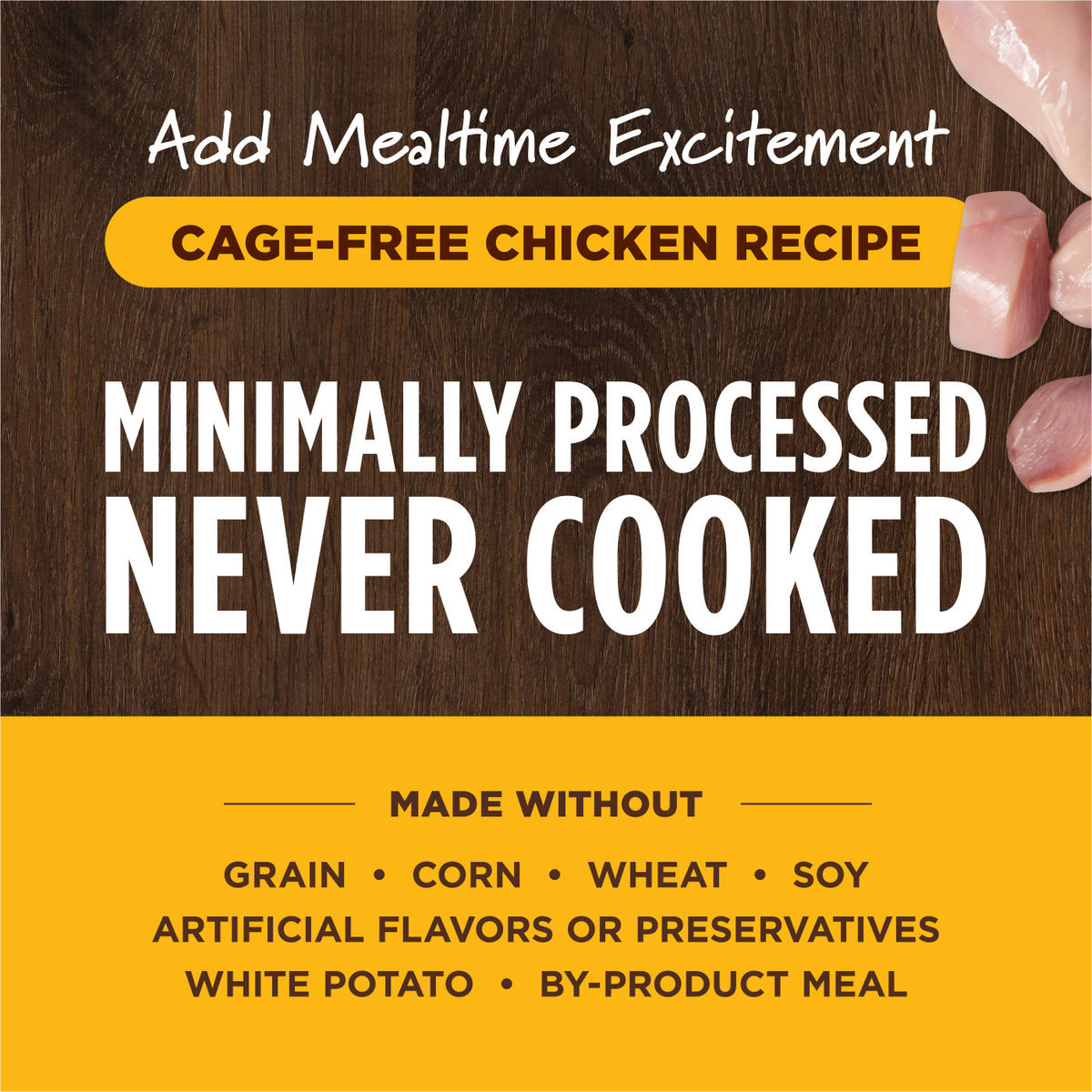 Instinct Freeze-Dried Raw Boost Shakers Grain-Free Chicken Recipe Freeze-Dried Dog Food Topper