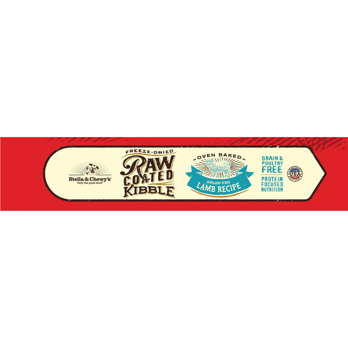 Stella &amp; Chewy&#39;s Kibble Raw Coated Lamb Dog Food