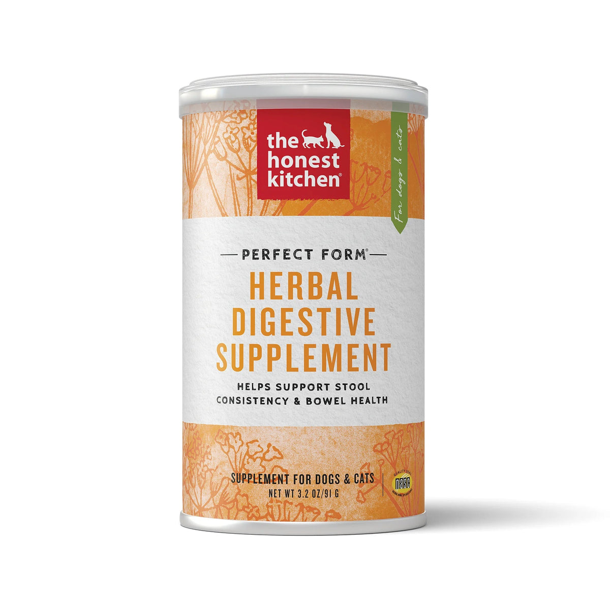 The Honest Kitchen Herbal Digestive Dog &amp; Cat Supplement