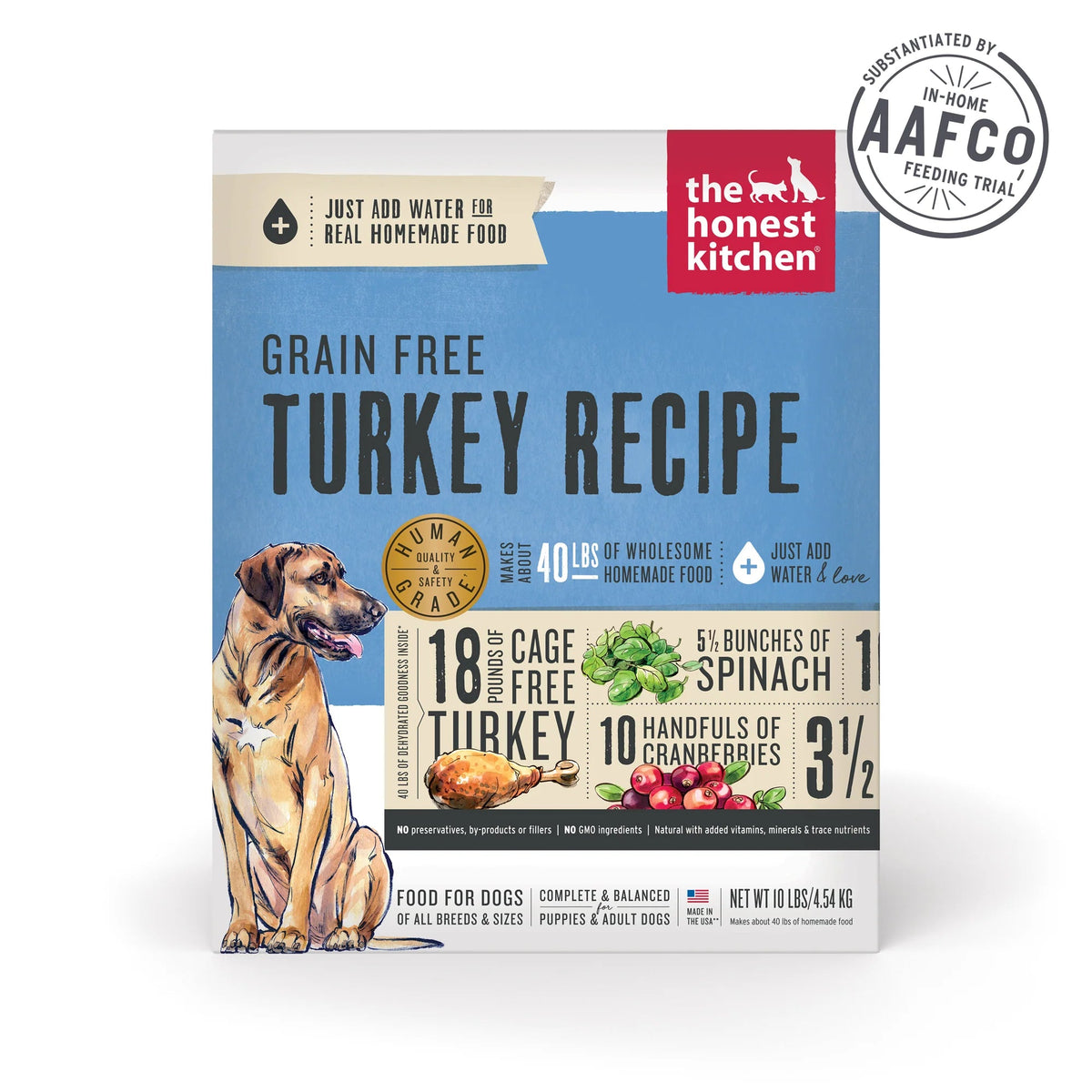 The Honest Kitchen Grain Free Dehydrated Turkey Dog Food