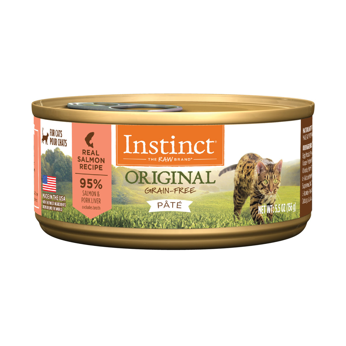 Instinct Original Grain-Free Pate Real Salmon Recipe Canned Cat Food