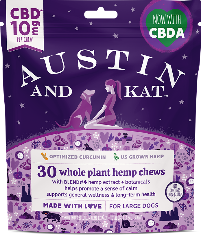 Austin and Kat CBD Premium Chews for Dogs