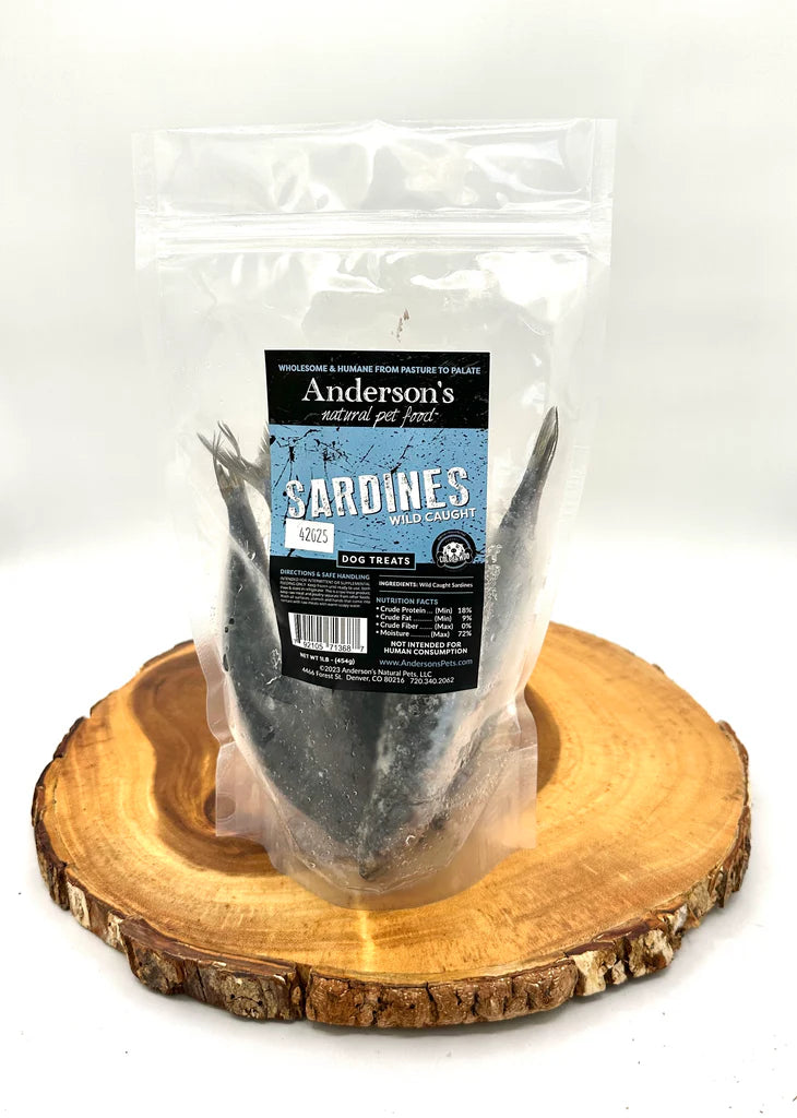 Anderson&#39;s Colorado Frozen Wild-Caught Sardines for Dogs and Cats