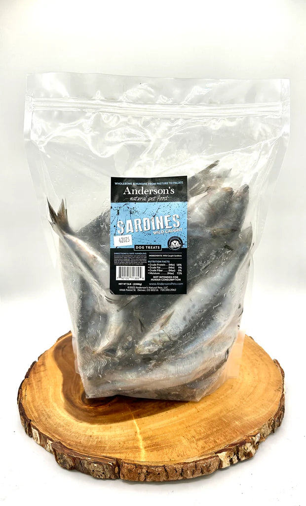 Anderson&#39;s Colorado Frozen Wild-Caught Sardines for Dogs and Cats