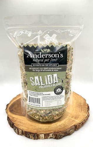 Anderson&#39;s Colorado Non-GMO Dehydrated Salida Produce Blend for Dogs