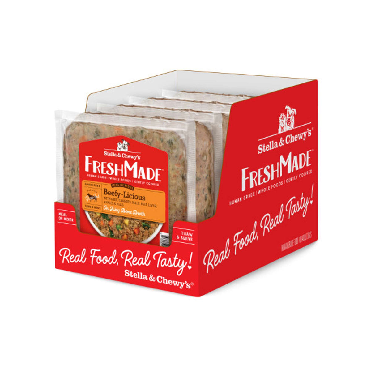 Stella &amp; Chewy&#39;s FreshMade Beefy-Licious Gently Cooked Dog Food