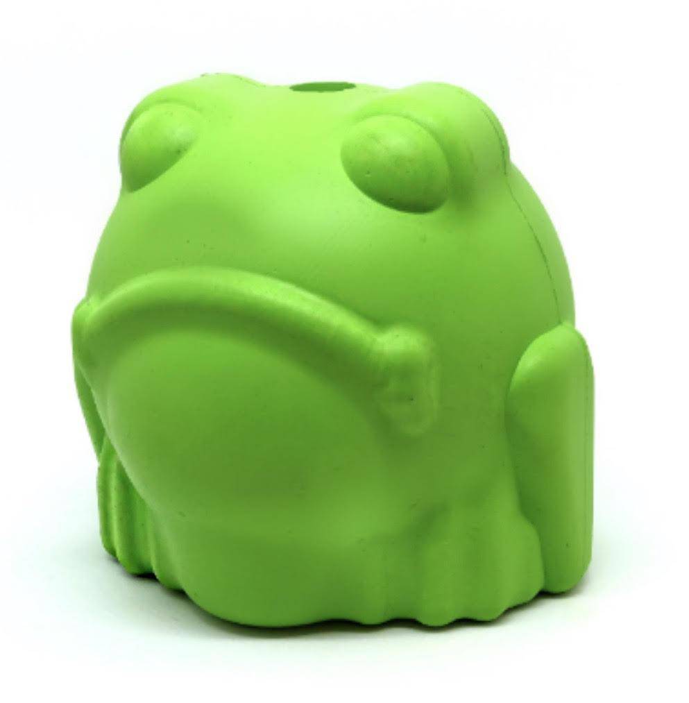 SodaPup Bull Frog Durable Rubber Chew Toy & Treat Dispenser