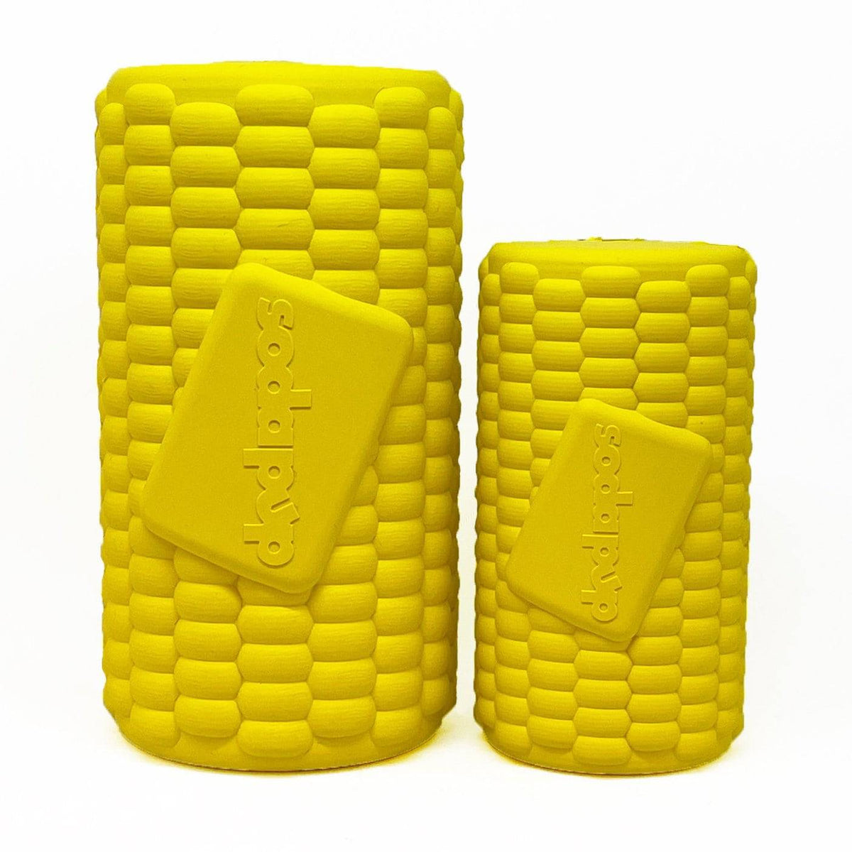SodaPup Corn on the Cob Durable Rubber Treat Dispenser